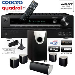 iBood - Onkyo 5.1-kanaals home theater receiver met Quadral Aluma 1180 speaker set