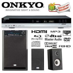 iBood - Onkyo Blu-ray Disc Player met HTX-22HD Digital Home Theatre System