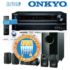 iBood - Onkyo Home Cinema Bundel met TX-SR313 Receiver en de SKS-HT648 5.1 Speakerset
