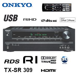 iBood - Onkyo TX-SR309 5.1 Home Theatre Receiver met 4 HDMI 1.4 aansluitingen