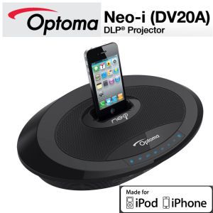 iBood - Optoma Neo-I LED projector en ipod / iphone speakerdock