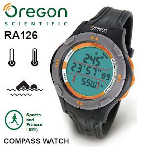 iBood - Oregon Scientific Digitaal Kompas Horloge RA126 met thermometer en stopwatch