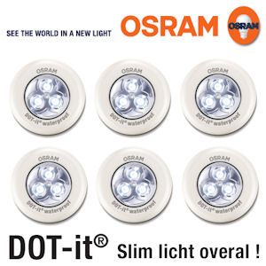 iBood - Osram 6-Pack DOT-it Waterproof LED Lampjes