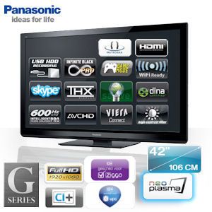 iBood - Panasonic 42 inch FullHD NeoPlasma TV Smart VIERA met 0.001 msec. Response Tiijd!