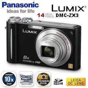 iBood - Panasonic lumix dmc zx3 digitale compact camera met 8x optische zoom en 14 megapixels