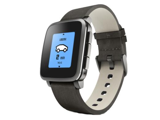 iBood - Pebble Time Steel Smartwatch