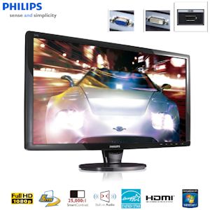 iBood - Philips 24 inch groot HDMI-scherm voor Full-HD entertainment met ingebouwde audio en SmartTouch
