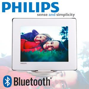 iBood - Philips 8 Inch Portable Digitaal Fotoframe met Bluetooth en 1GB Geheugen