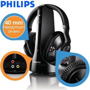 iBood - Philips Hi-Fi draadloze koptelefoon met 3D sound