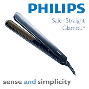 iBood - Philips SalonStraight Glamour Haarstyler met Geanodiseerde Titanium Platen