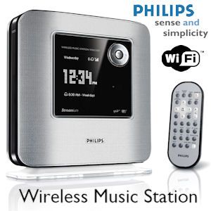 iBood - Philips Streamium WAK3300 Wireless Music Station met afstandsbediening