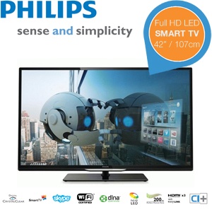 iBood - Philips Ultraslanke Smart LED-TV (42 inch)