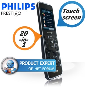 iBood - Philips Universele afstandsbediening met touch-sensitive 7,1 cm kleurendisplay