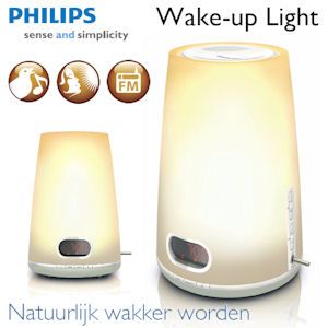 iBood - Philips Wake-up Light met Halogeen Lamp en FM Radio