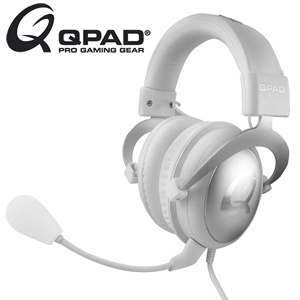 iBood - Qpad QH-90 Pro Gaming Hi-Fi Headset, White, Closed