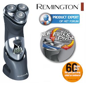 iBood - Remington Oplaadbaar Scheerapparaat met Flex&Pivot Technologie en Titanium Coating – Nu met 60 Dagen Niet Goed Geld Terug Garantie!
