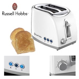 iBood - Russell Hobbs - Stijlvolle Toaster met 2 broodsleuven