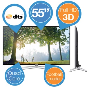 iBood - Samsung 55" 3D Smart-TV met Quad-core processor en voetbalmodus
