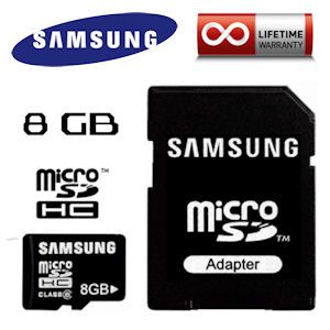 iBood - Samsung 8GB MicroSDHC Class 6 Geheugenkaart met Adapter