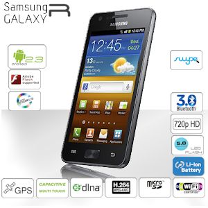 iBood - Samsung Galaxy R smartphone met Android 2.3, Dual-core processor en Super ClearLCD-scherm