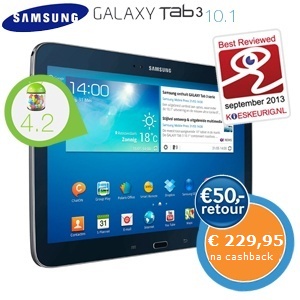 iBood - Samsung Galaxy Tab 3 - 10.1 inch Android 4.2 tablet