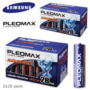iBood - Samsung Pleomax 2x28 Pack AA en AAA Batterijen