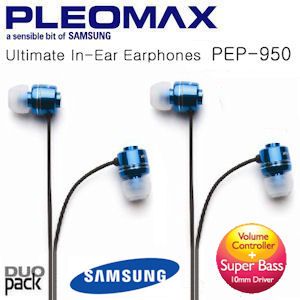 iBood - Samsung Pleomax PEP-950 Ultimate In-Ear Earphones Duopack