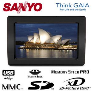 iBood - Sanyo 7 inch TFT LCD Digitale Fotolijst met memory card ingang