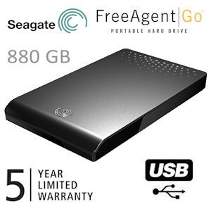 iBood - Seagate FreeAgent Go 2.5 Inch 880 Gb Externe Harde Schijf met 5 Jaar garantie