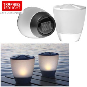 iBood - Set Trophies led solar lamp ‘turner” - Ideaal voor op de camping, op de boot, tuin of balkon
