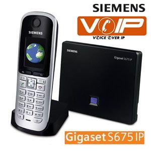iBood - Siemens Gigaset S675 IP draadloze VOIP telefoon met antwoordapparaat