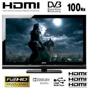 iBood - Sony Bravia 100Hz 37 inch Full HD LCD-TV met Motionflow en 4 x HDMI
