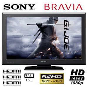 iBood - Sony BRAVIA 40 inch Full HD 1080 LCD Televisie met BRAVIA ENGINE 2