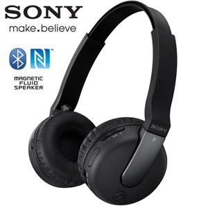 iBood - Sony DRBTN200B.CE7 Bluetooth Headphone - Draadloos bellen en muziek luisteren via bluetooth!