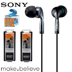 iBood - Sony MDR EX57 LP In-Ear Headphones Duopack