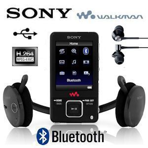 iBood - Sony Walkman NWZ-A826K 4GB MP3/Media Player with Wireless Bluetooth Headset en In-Ear Headphones