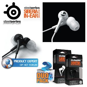 iBood - SteelSeries Siberia In-Ear Headphones Duopack
