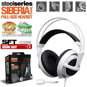 iBood - SteelSeries Siberia v2 Full-Sized Headset met Adapter voor Hands Free Bellen
