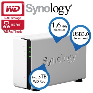 iBood - Synology DS112 met 1 x 3TB WD RED