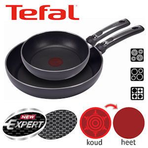 iBood - Tefal Excellence Pannenset 20 + 28 cm met Thermo-Spot