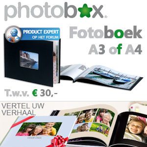 iBood - Tegoed van € 30,- voor Fotoboeken A4 en A3 op Photobox