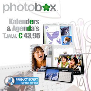 iBood - Tegoedbon ter Waarde van €43,95  voor Fotokalenders en Agenda’s bij Photobox