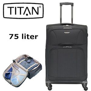 iBood - Titan Comeback Trolley 75 liter op 4 wielen