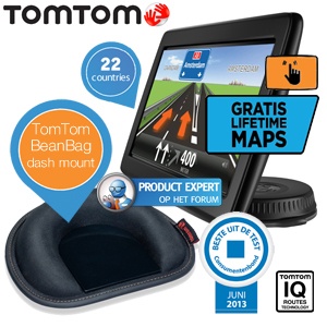 iBood - TomTom Start 25 M EU met GRATIS levenslang kaart updates + Beanbag t.w.v. €29,95!