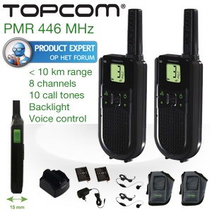 iBood - Topcom TwinTalker 7100 Sport pack met tot 10km bereik