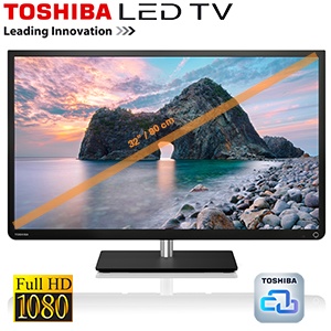 iBood - Toshiba 32 inch LED TV met ingebouwde WiFi-ontvanger