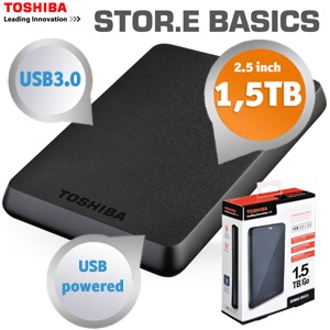 iBood - Toshiba STOR.E USB 3.0/2.0 2.5 inch externe hardeschijf met 1,5TB