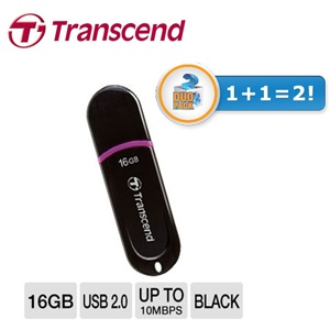 iBood - Transcend JetFlash 300 16GB – Duopack