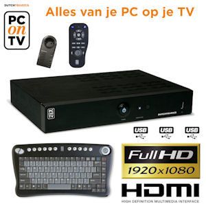 iBood - Uitgebreid PConTV Pakket voor Toegang tot je PC via je TV