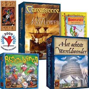 iBood - Uitgebreid spellenpakket van 999 games: Carcasonne Mayflower, achtste wereldwonder, Boonanza, etc.